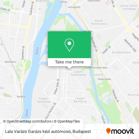 Lala Varázs Garázs kézi autómosó map