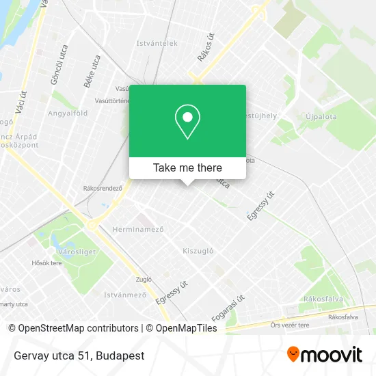 Gervay utca 51 map