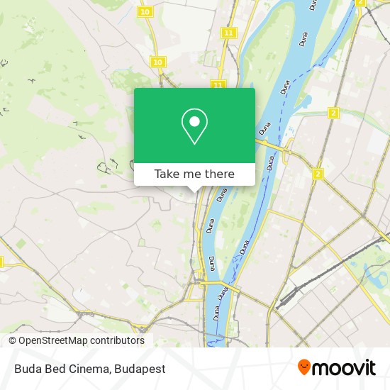 Buda Bed Cinema map