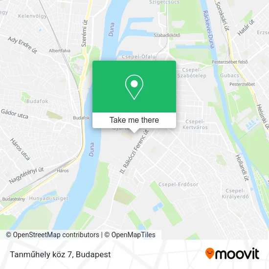 Tanműhely köz 7 map