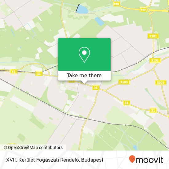 XVII. Kerület Fogászati Rendelő map