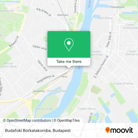 Budafoki Borkatakomba map