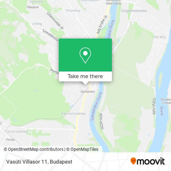 Vasúti Villasor 11 map