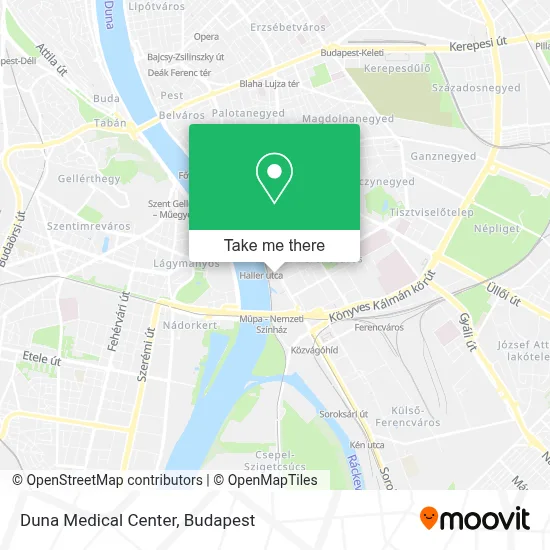 Duna Medical Center map