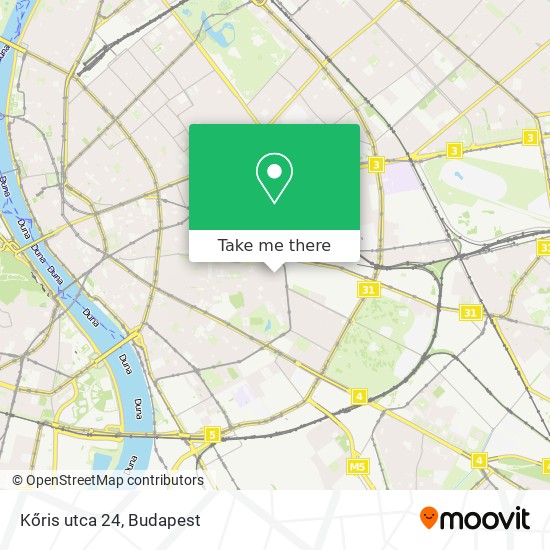 Kőris utca 24 map