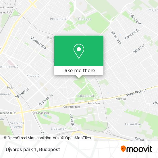Újváros park 1 map