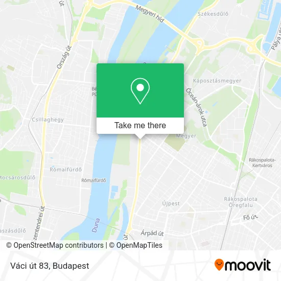 Váci út 83 map