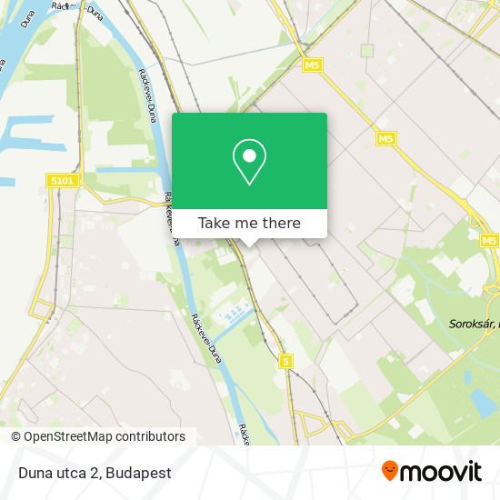 Duna utca 2 map