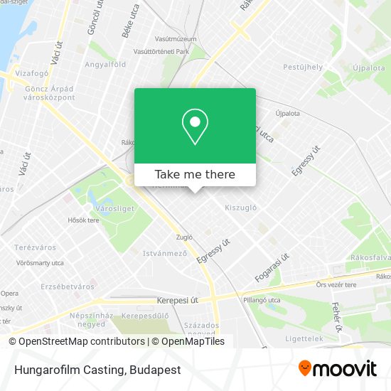 Hungarofilm Casting map