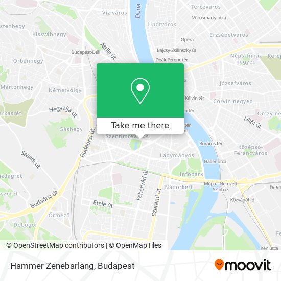 Hammer Zenebarlang map