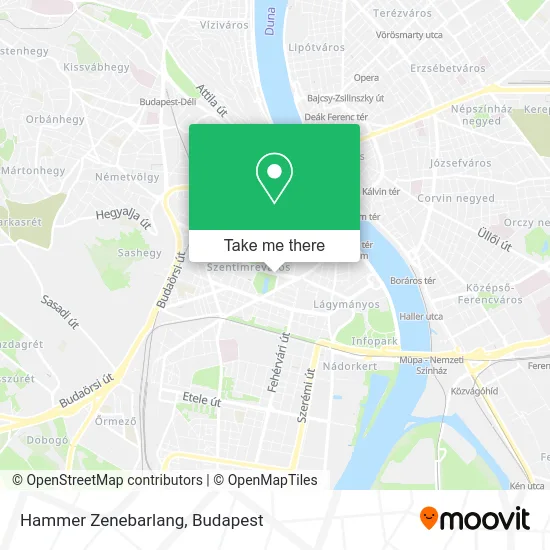 Hammer Zenebarlang map