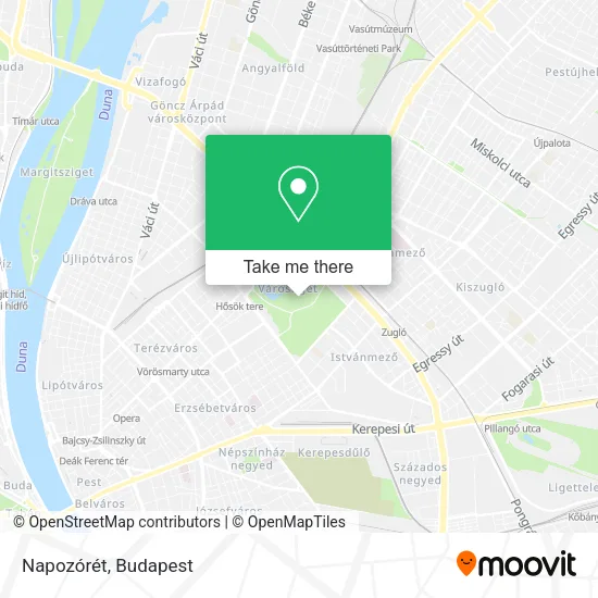 Napozórét map