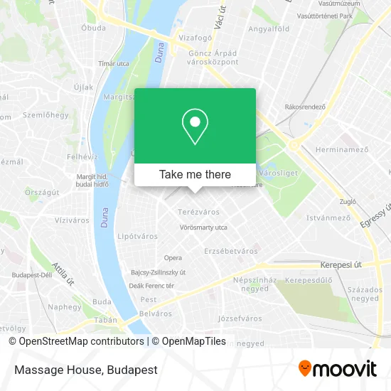 Massage House map