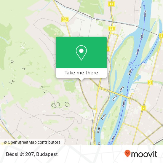 Bécsi út 207 map