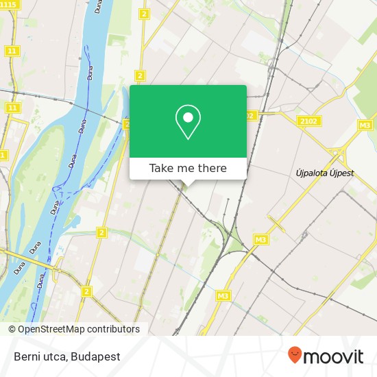 Berni utca map