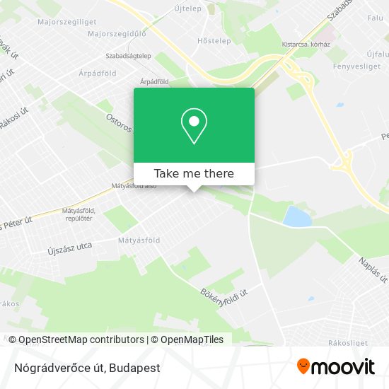 Nógrádverőce út map