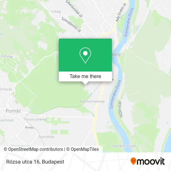 Rózsa utca 16 map