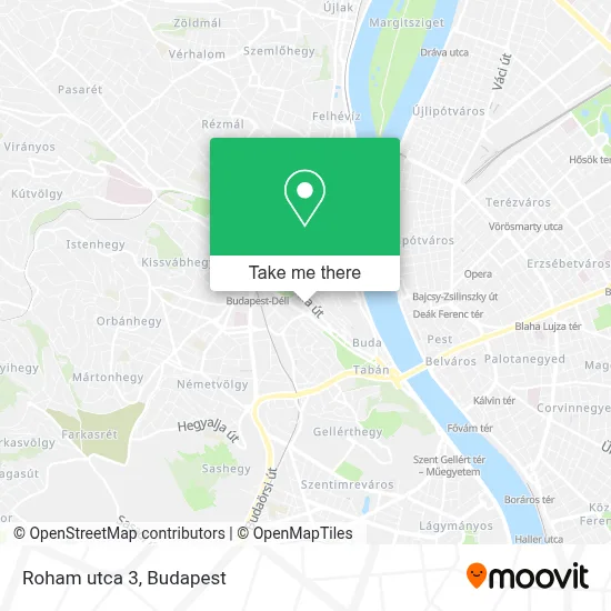 Roham utca 3 map