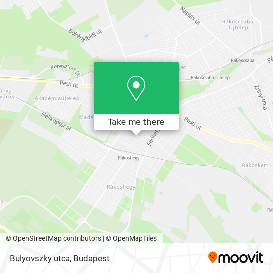 Bulyovszky utca map