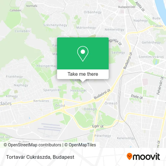 Tortavár Cukrászda map