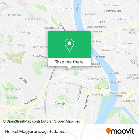 Henkel Magyarország map