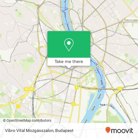 Vibro Vital Mozgásszalon map