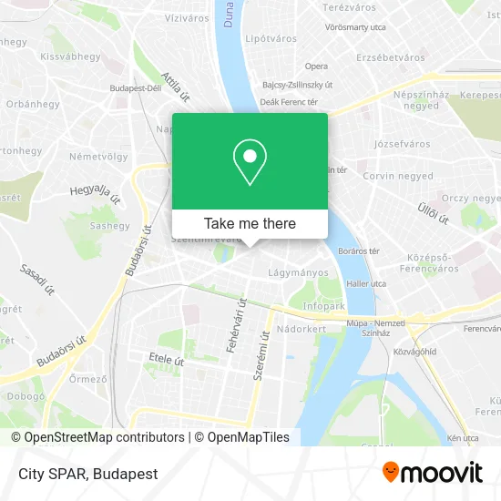 City SPAR map