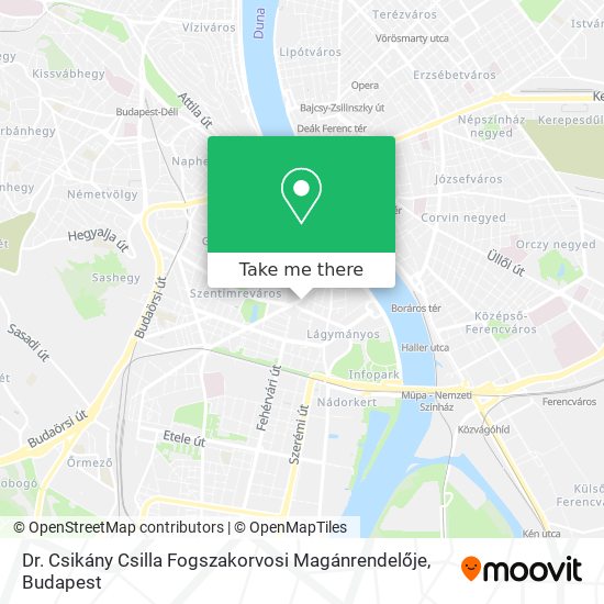 Dr. Csikány Csilla Fogszakorvosi Magánrendelője map