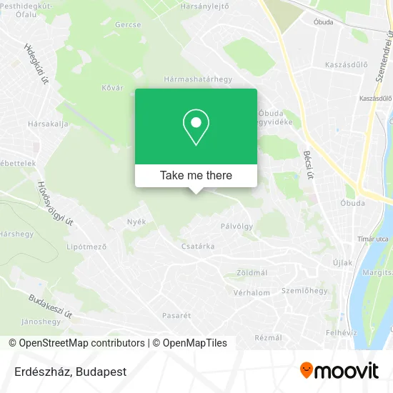 Erdészház map