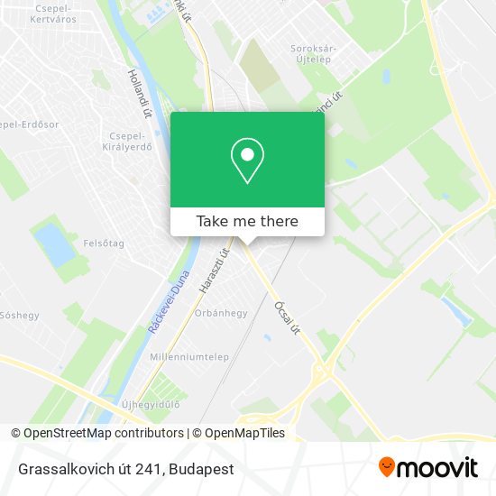 Grassalkovich út 241 map