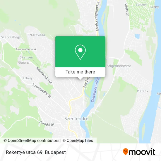 Rekettye utca 69 map