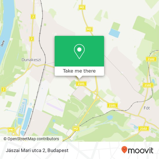 Jászai Mari utca 2 map