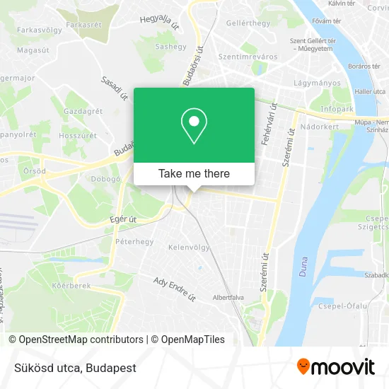 Sükösd utca map