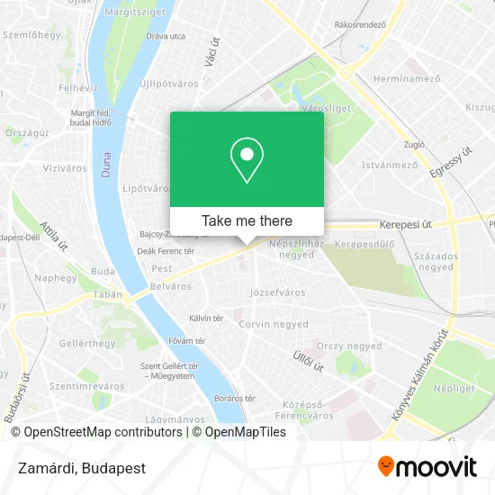 Zamárdi map