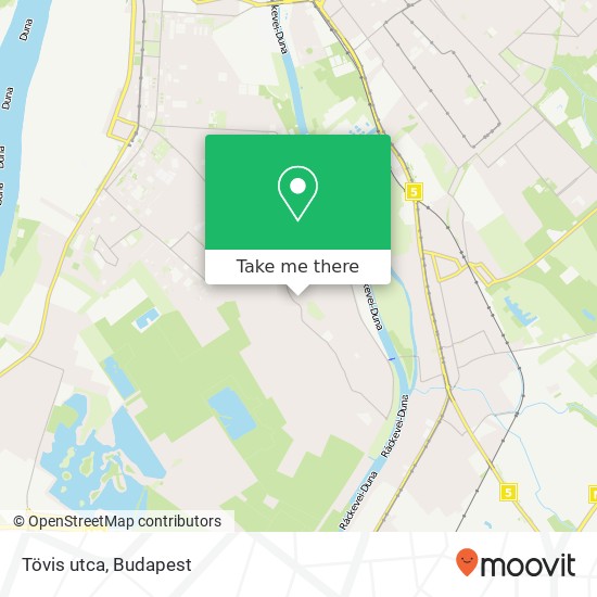 Tövis utca map