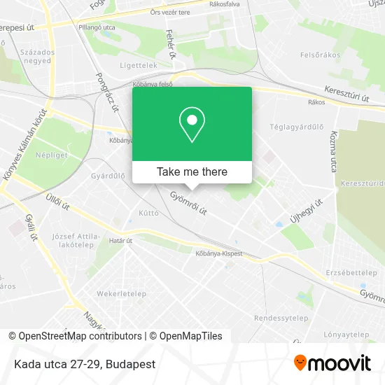 Kada utca 27-29 map