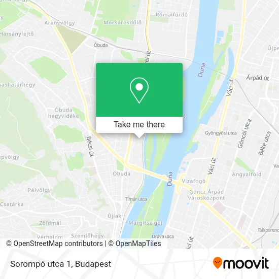 Sorompó utca 1 map