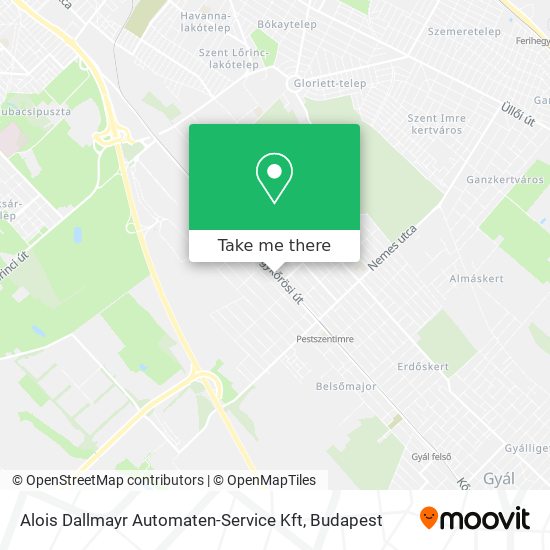 Alois Dallmayr Automaten-Service Kft map