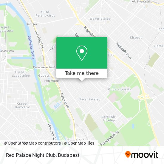 Red Palace Night Club map