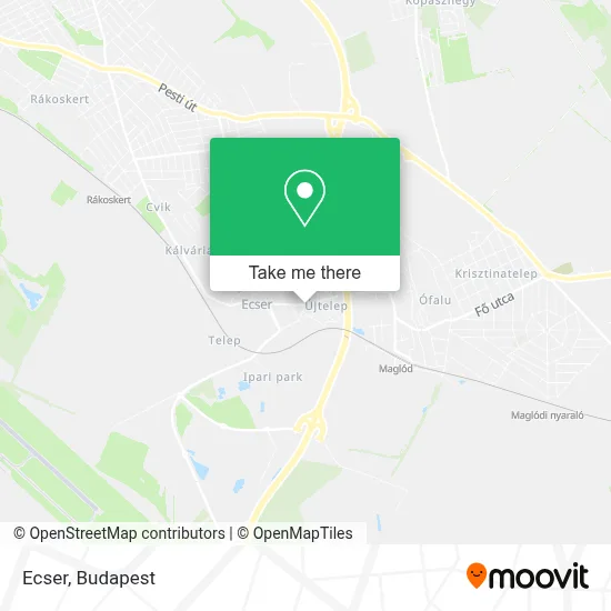 Ecser map
