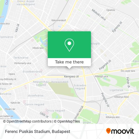 Ferenc Puskás Stadium map