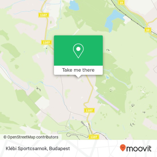 Klébi Sportcsarnok map