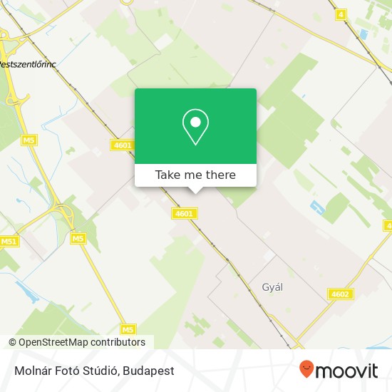 Molnár Fotó Stúdió map