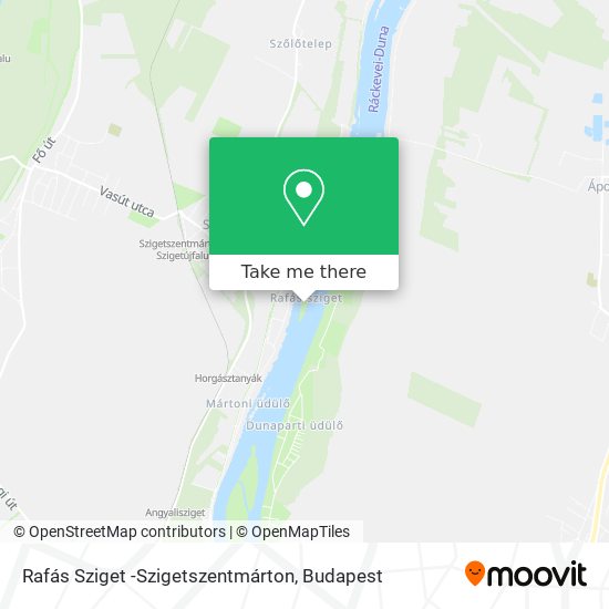 Rafás Sziget -Szigetszentmárton map