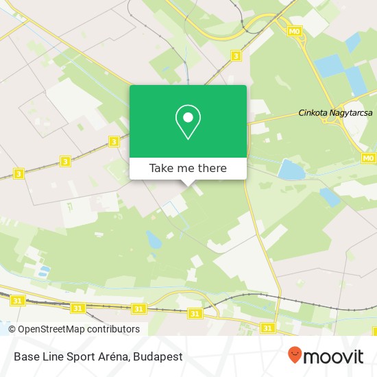 Base Line Sport Aréna map