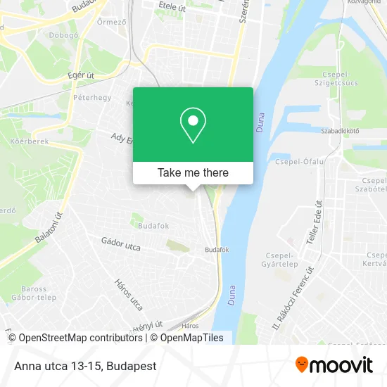 Anna utca 13-15 map