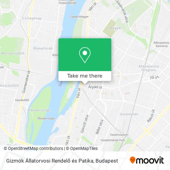 Gizmók Állatorvosi Rendelő és Patika map