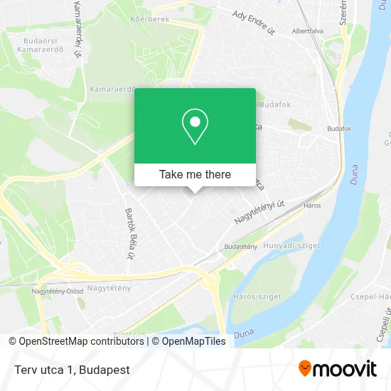 Terv utca 1 map