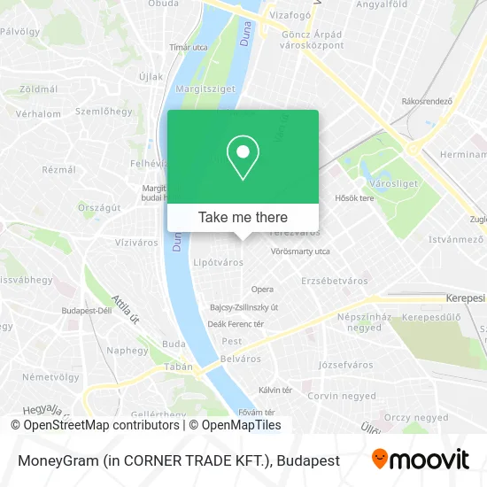 MoneyGram (in CORNER TRADE KFT.) map