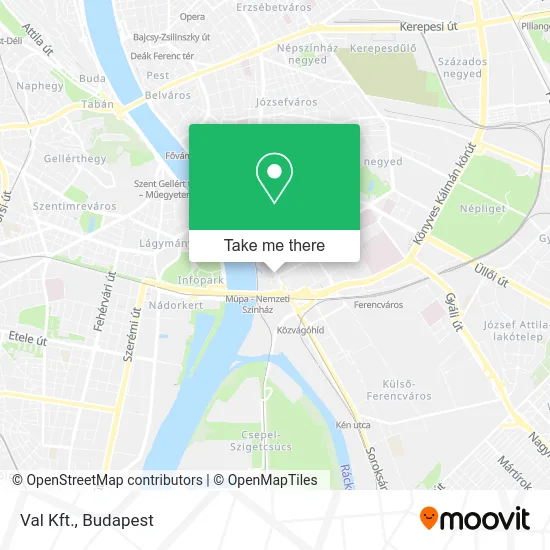 Val Kft. map